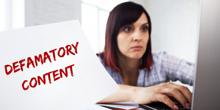 defamatory content removal
